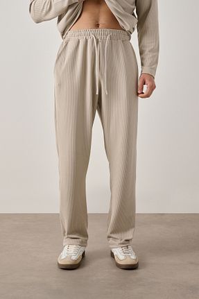 شلوار بژ مردانه لیکرا İLKCET MODA - کد 691918122