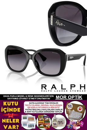 عینک آفتابی مشکی زنانه 56 Ralph Lauren - کد 932003389