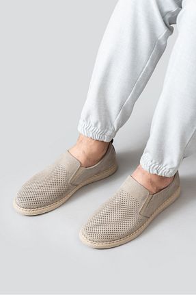 کفش کژوال بژ مردانه چرم خالص D&M DANİ&MARCA - کد 832558409