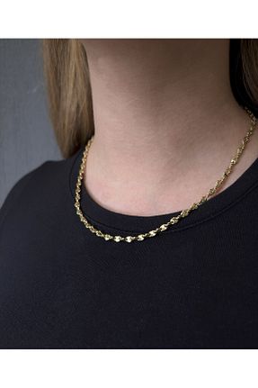 گردنبند استیل ( فولاد ) زرد زنانه استیل (فولاد) almitra jewelry - کد 932022282