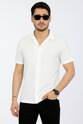 پیراهن سفید مردانه اسلیم فیت LC Waikiki - کد 932024240
