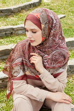 شال قرمز زنانه LuvenSara - کد 932024254