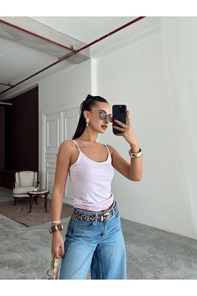 بلوز بنفش زنانه اسلیم فیت mydukkan.co - کد 932024890