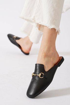دمپائی خانگی مشکی زنانه پاشنه تخت Moda Pie - کد 932032336