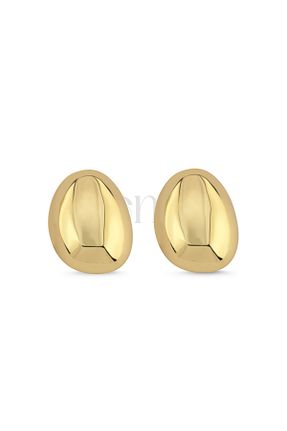گوشواره استیل (فولاد) طلائی زنانه استیل (فولاد) VenüsDesign - کد 779564393