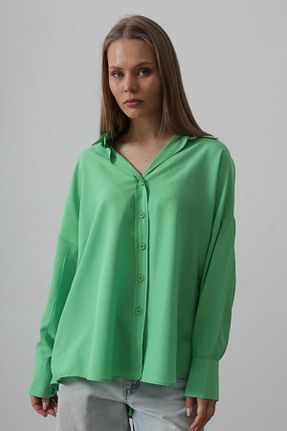 بلوز سبز زنانه ساده JANES - کد 934366428