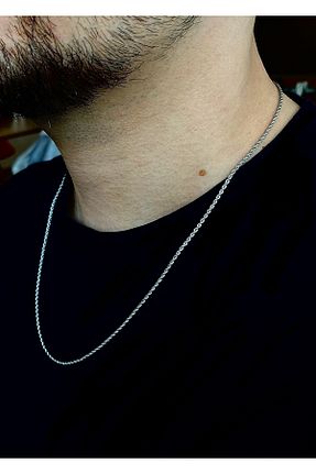 گردنبند استیل ( فولاد ) متالیک مردانه استیل ضد زنگ Tixy Pixy - کد 927226543