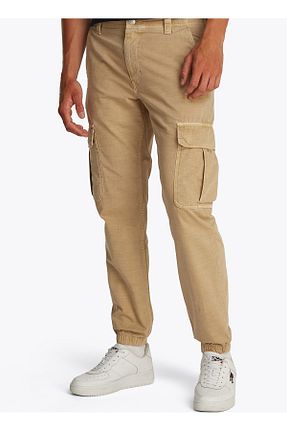شلوار بژ مردانه پنبه ای Tommy Jeans - کد 932070887