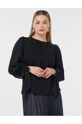 پیراهن حجاب مشکی زنانه رگولار Kayra - کد 932067971