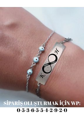 دستبند جواهر زنانه برنجی Doğaltaş - کد 822900017
