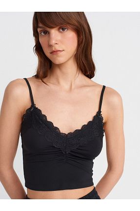 بلوز مشکی زنانه اسلیم فیت Dilvin - کد 932085100