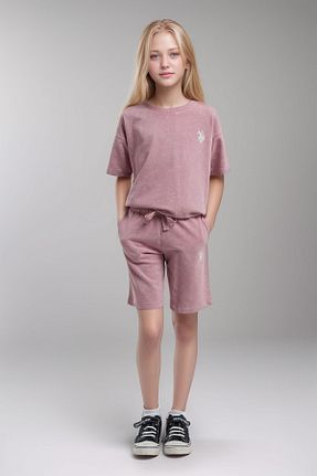 تیشرت صورتی بچه گانه رگولار U.S. Polo Assn. - کد 932857838