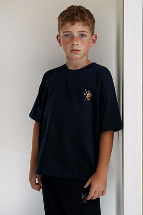 تیشرت مشکی بچه گانه رگولار U.S. Polo Assn. - کد 932858042