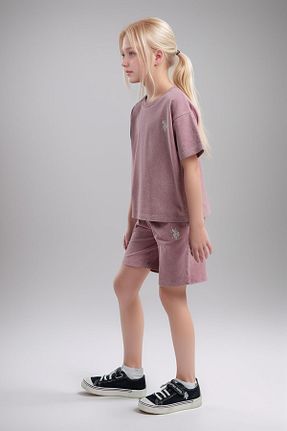 تیشرت صورتی بچه گانه رگولار U.S. Polo Assn. - کد 932857838