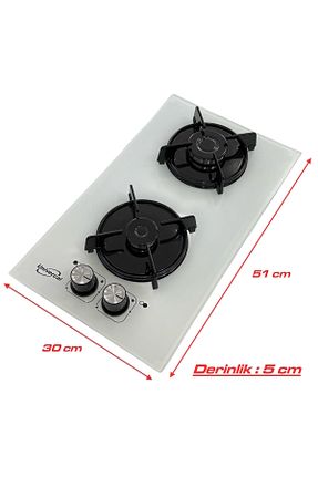 اجاق سفید شیشه univercal - کد 932867128
