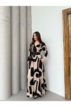 لباس قهوه ای زنانه بافتنی Miasista - کد 932860248