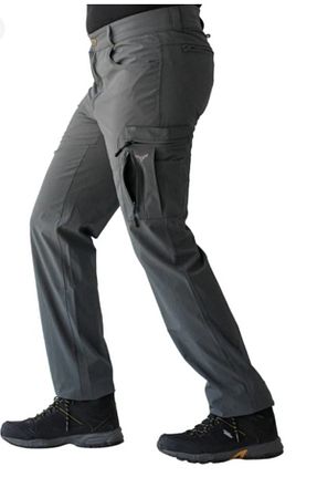شلوار طوسی زنانه پارچه ARCHER - کد 932099671