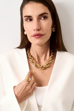 گردنبند جواهر طلائی زنانه New Obsessions - کد 855940015