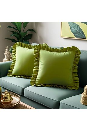 کوسن و روکش کوسن سبز پلی استر Bc Home - کد 792751256