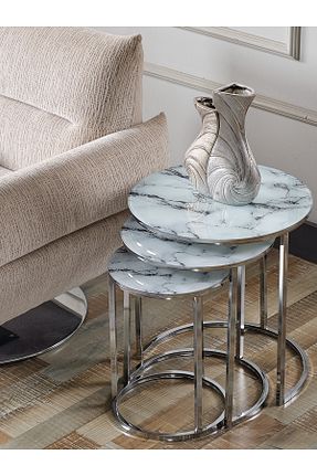 میز جلو مبلی سفید فلزی SEDAŞ LIVING UNITS - کد 792420785