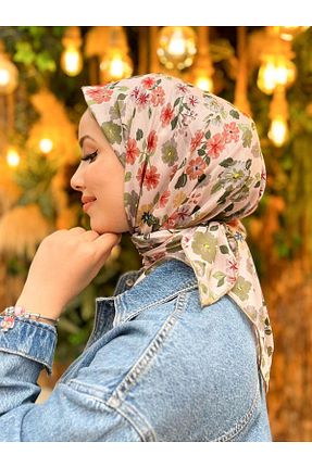 روسری رنگی پلی استر Sultan Eşarp - کد 753333755