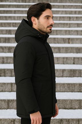 کاپشن مشکی مردانه پارکا freemen - کد 229918066