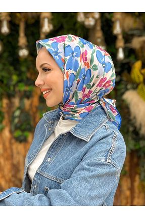 روسری رنگی پلی استر Sultan Eşarp - کد 753333602