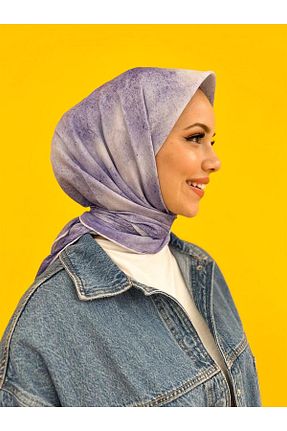 روسری بنفش پلی استر Sultan Eşarp - کد 753333695