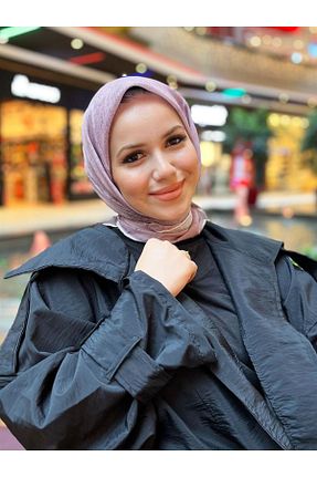 روسری صورتی پلی استر Sultan Eşarp - کد 753314638
