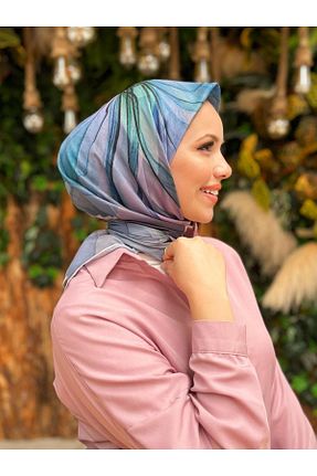 روسری رنگی پلی استر Sultan Eşarp - کد 753333559