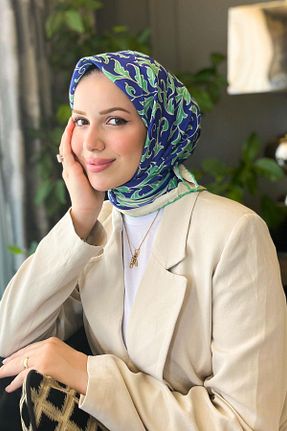 روسری رنگی پلی استر Sultan Eşarp - کد 850989753