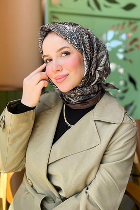 روسری رنگی پلی استر Sultan Eşarp - کد 932170902