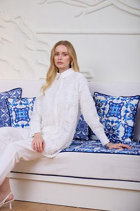 تونیک حجاب نباتی زنانه A-line Moodbasic - کد 932184735
