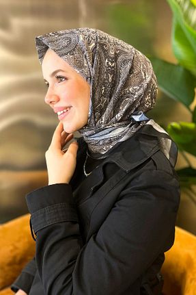 روسری رنگی پلی استر Sultan Eşarp - کد 932170966