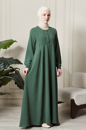 لباس حجاب سبز زنانه مام فیت fistan - کد 932170832