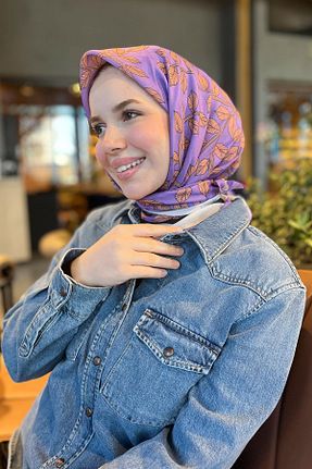 روسری رنگی پلی استر Sultan Eşarp - کد 932170977