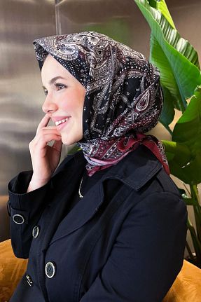 روسری رنگی پلی استر Sultan Eşarp - کد 932170899