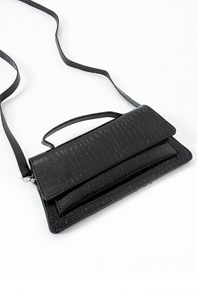 کیف دوشی مشکی زنانه چرم مصنوعی KOÇAK ÇANTA - کد 932188889