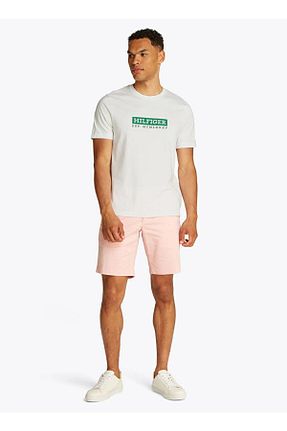 تیشرت طلائی مردانه یقه دوچرخه Tommy Hilfiger - کد 920789321