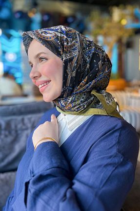 روسری رنگی پلی استر Sultan Eşarp - کد 932170958