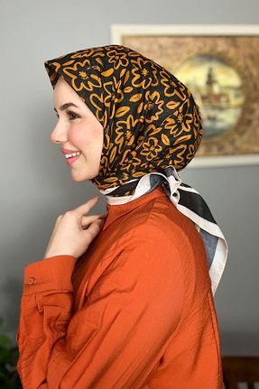 روسری رنگی پلی استر Sultan Eşarp - کد 932170878