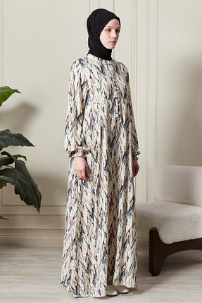 لباس حجاب آبی زنانه مام فیت fistan - کد 932188858