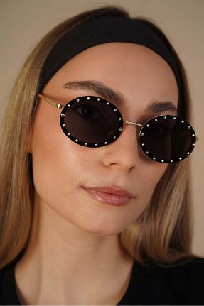 عینک آفتابی مشکی زنانه 58 Stil Noktası - کد 932192681