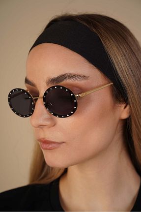 عینک آفتابی مشکی زنانه 58 Stil Noktası - کد 932192681