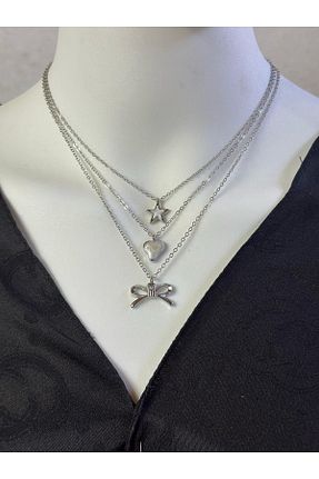گردنبند استیل ( فولاد ) متالیک استیل (فولاد) Uno Di Famiglia - کد 932188652