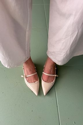 بابت بژ زنانه چرم مصنوعی SHOEBELLAS - کد 932190253
