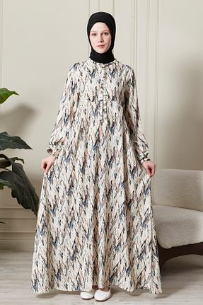 لباس حجاب آبی زنانه مام فیت fistan - کد 932188858