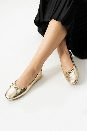 بابت زرد زنانه چرم لاکی STOCON - کد 897883321