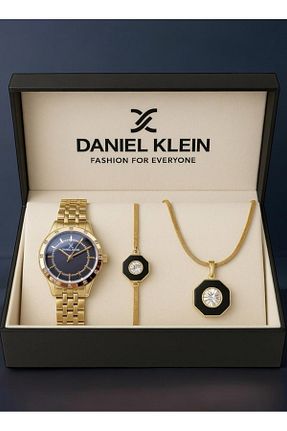 ساعت مچی طلائی زنانه 31-34 میلی متر Daniel Klein - کد 931209563