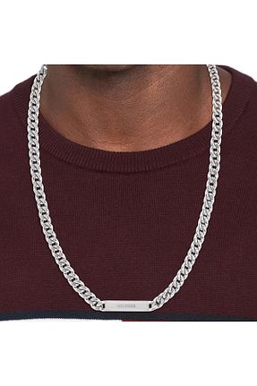 گردنبند استیل ( فولاد ) متالیک مردانه استیل (فولاد) Tommy Hilfiger - کد 849332588